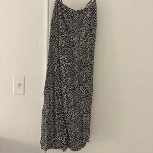 American Eagle Leopard Print Slip Dress